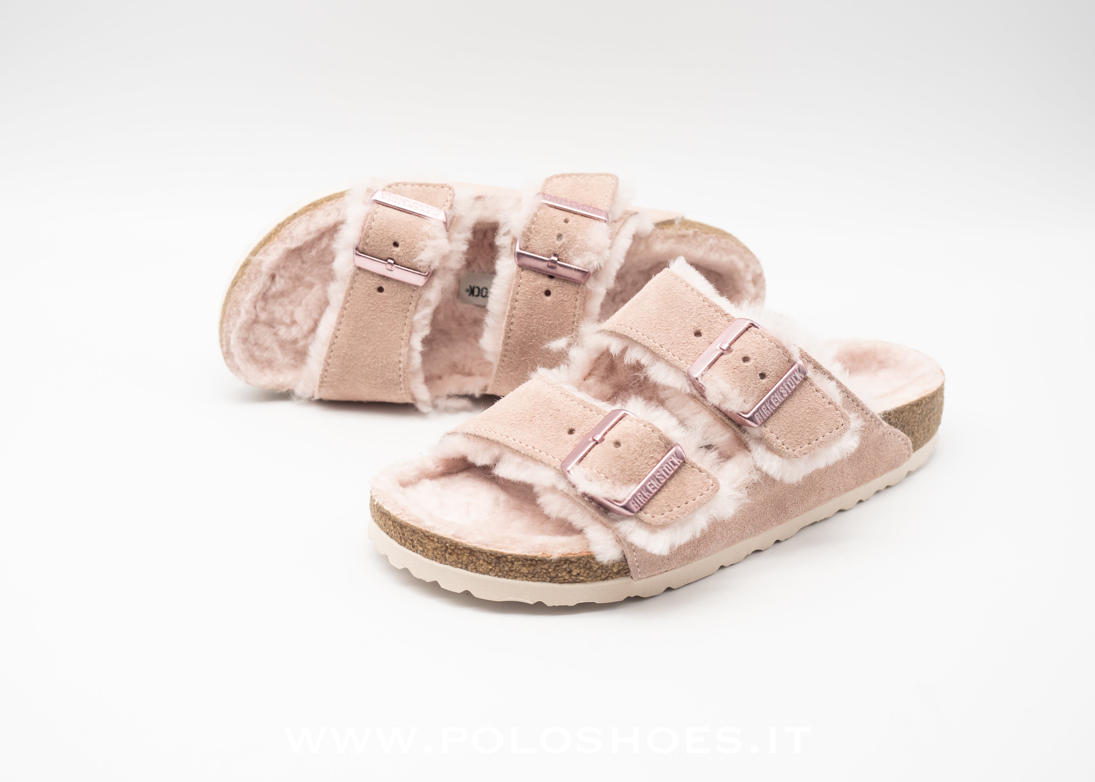 BIRKENSTOCK ARIZONA PELLICCIA ROSA