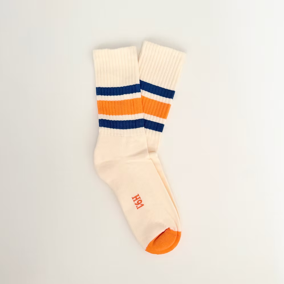 HERITAGE 9.1 - RUCKER NATURAL ORANGE & COBALT STRIPES