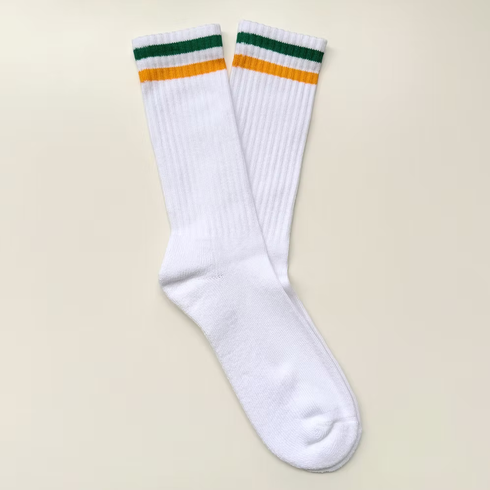 HERITAGE 9.1 - MR.PRESIDENT NEW WHITE YELLOW &  GREEN STRIPES