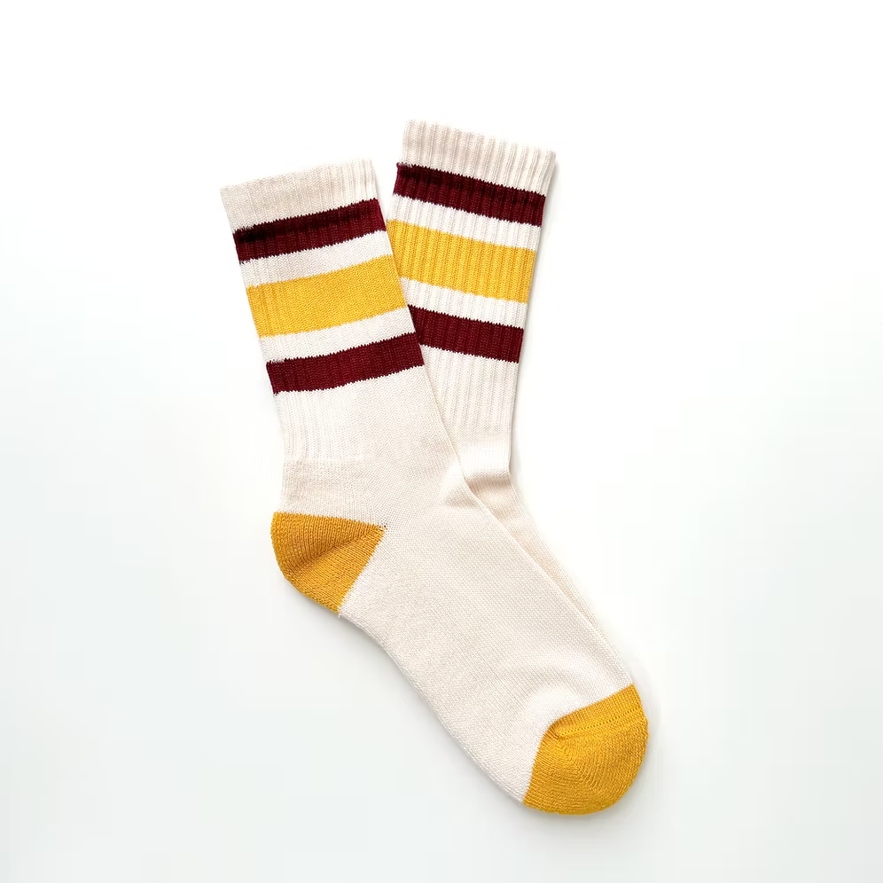 HERITAGE 9.1 - VENICE BEACH NEW NATURAL BORDEAUX  & CORN STRIPES