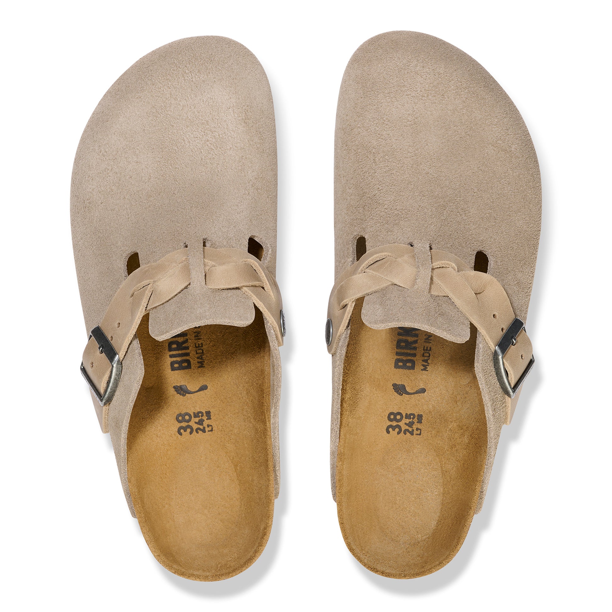 BIRKENSTOCK - BOSTON BRAIDED TAUPE