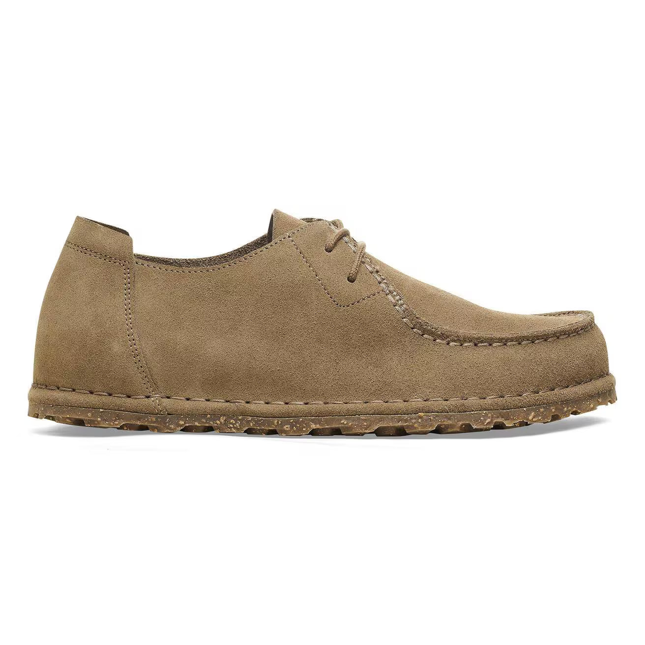 BIRKENSTOCK - UTTI LACE PELLE SCAMOSCIATA GRAY TAUPE REGULAR FIT