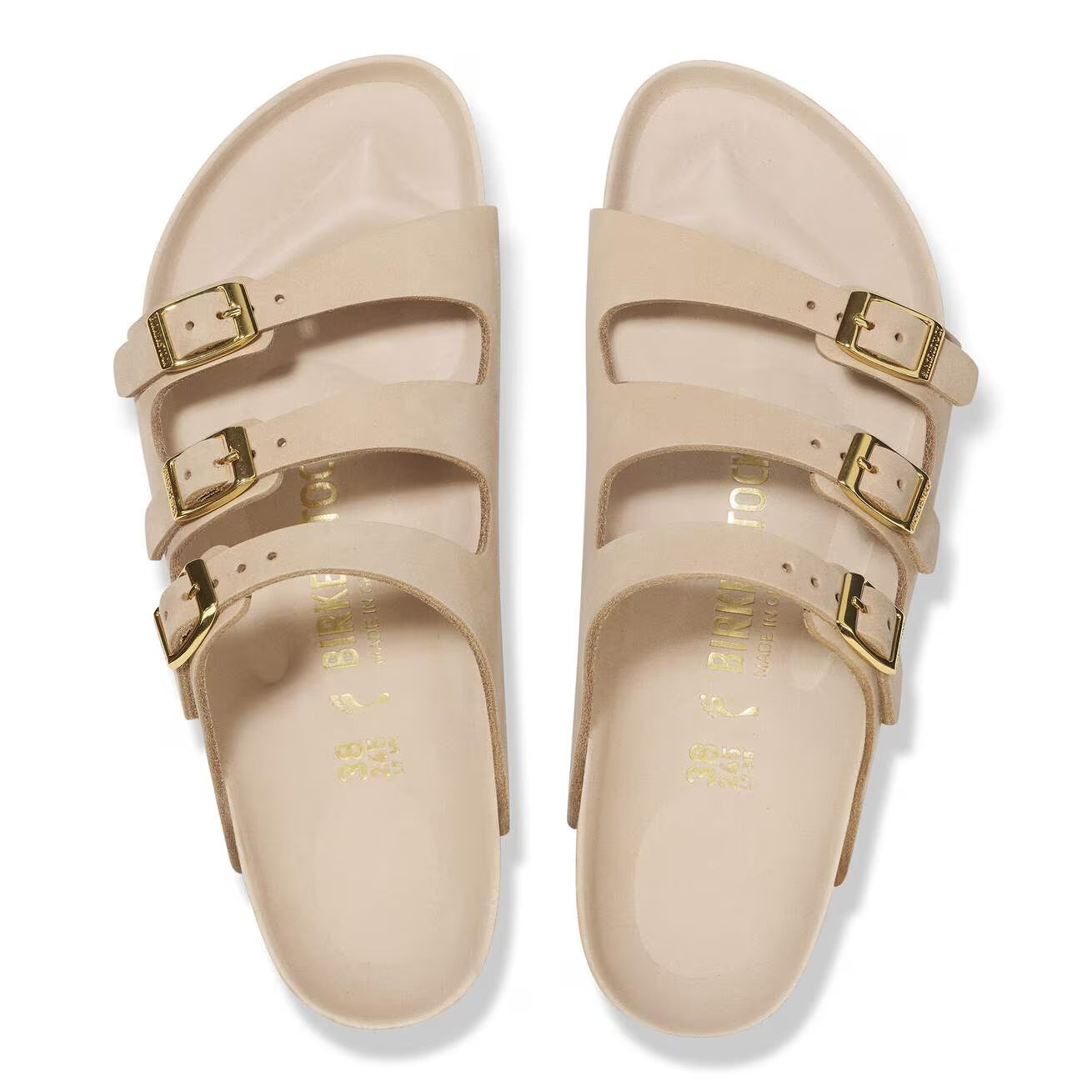 BIRKENSTOCK - FLORIDA FRESH PELLE NUBUCK SANDCASTLE