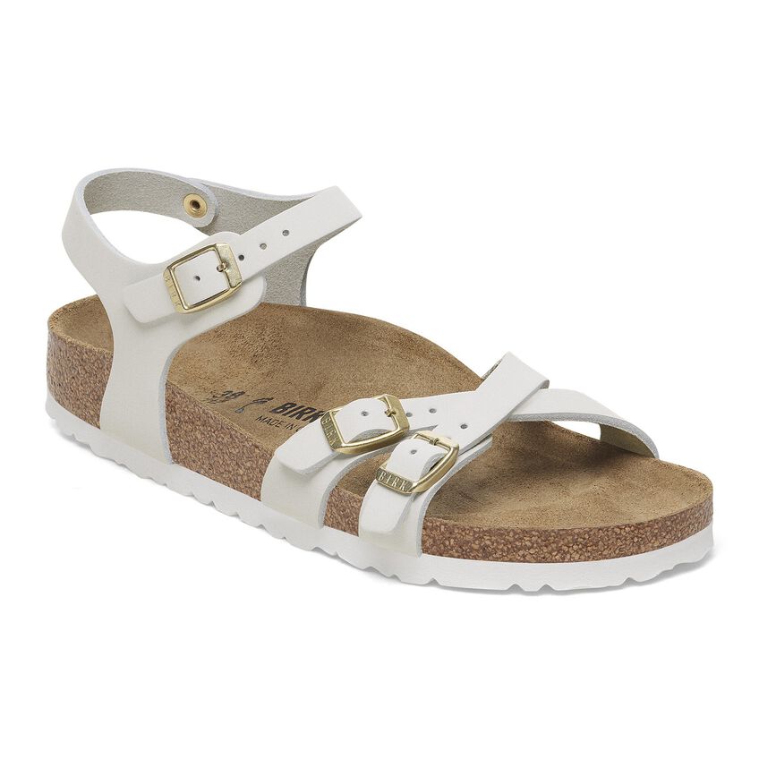 BIRKENSTOCK - KUMBA PELLE NUBUK ANTIQUE WHITE