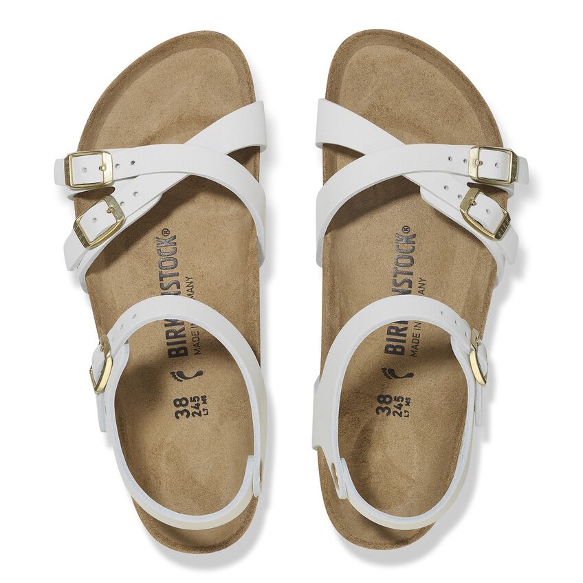 BIRKENSTOCK - KUMBA PELLE NUBUK ANTIQUE WHITE
