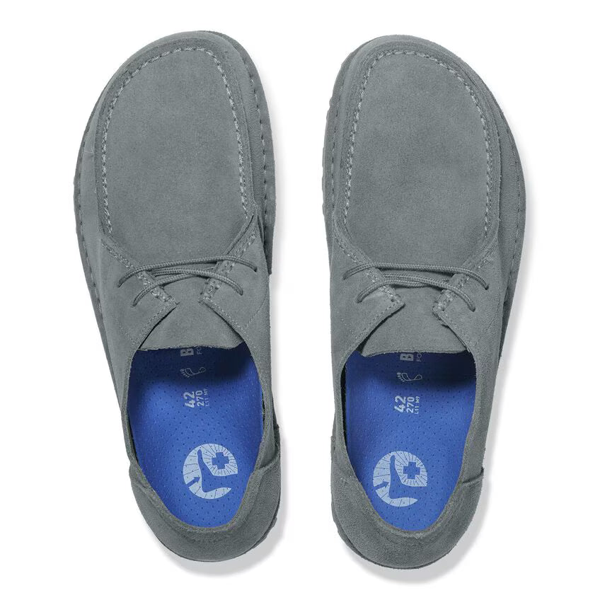 BIRKENSTOCK - UTTI LACE BASALT GREY REGULAR FIT