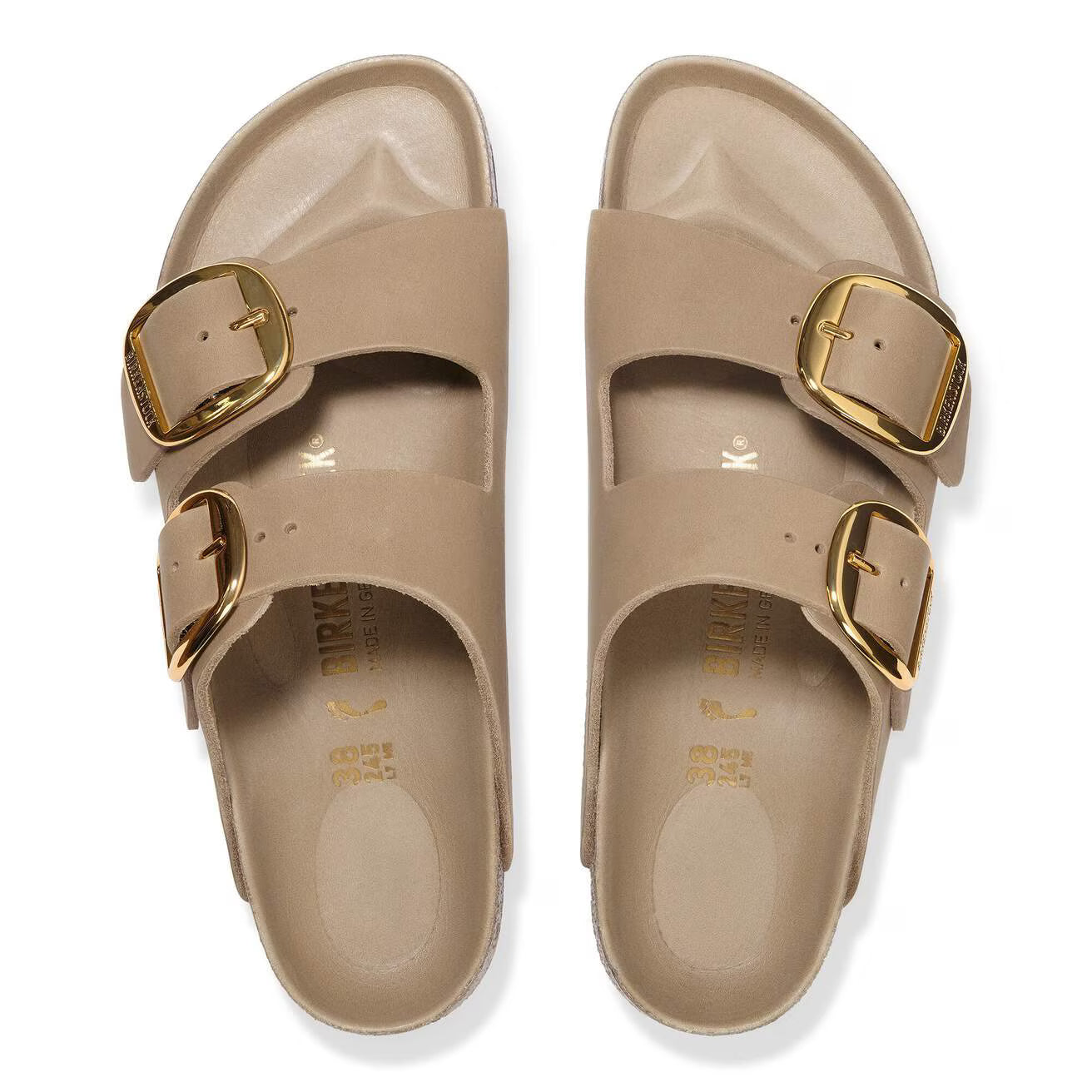 BIRKENSTOCK - ARIZONA BIG BUCKLE PELLE OLIATA TOBACCO BROWN