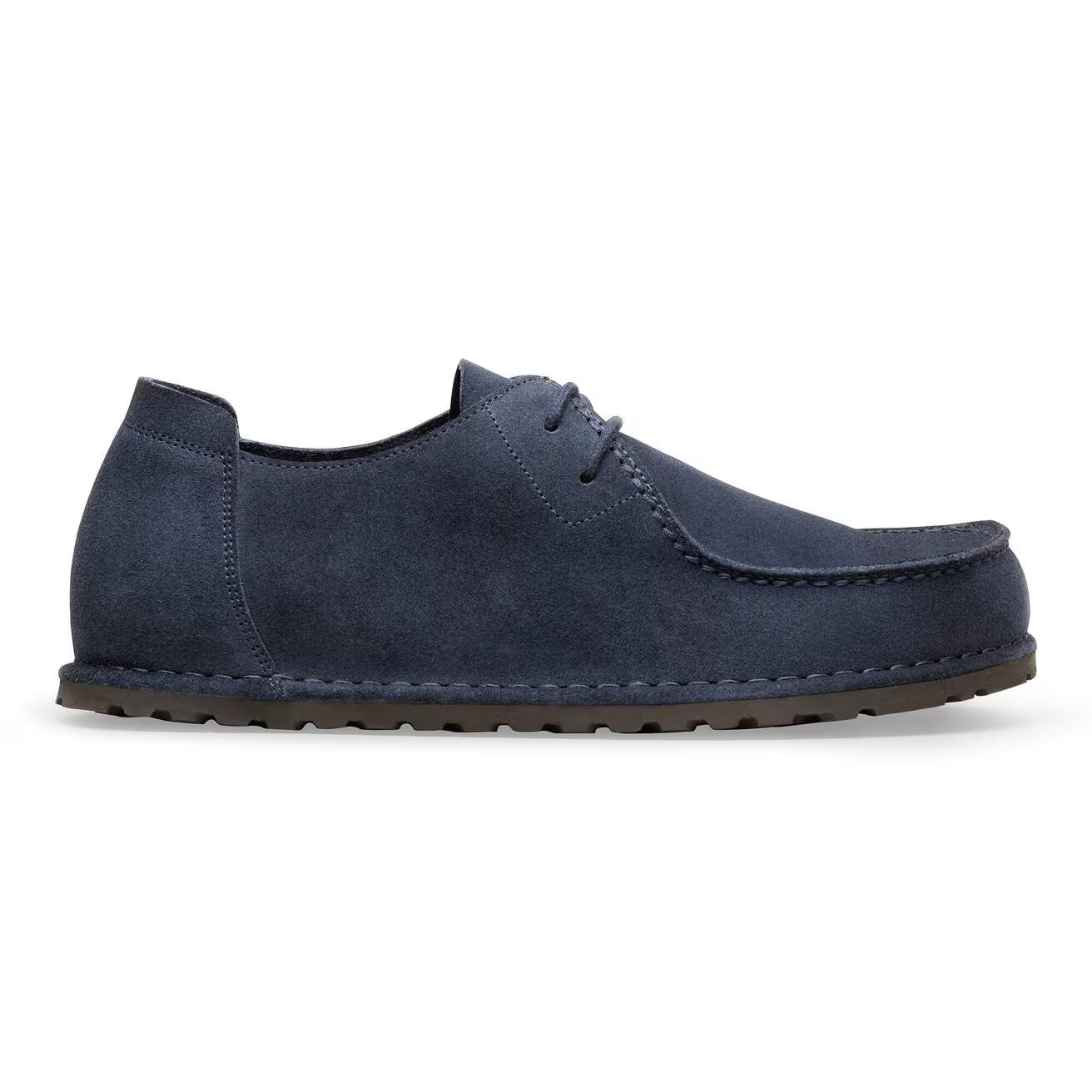 BIRKENSTOCK - UTTI LACE PELLE SCAMOSCIATA NEW NAVY NARROW FIT