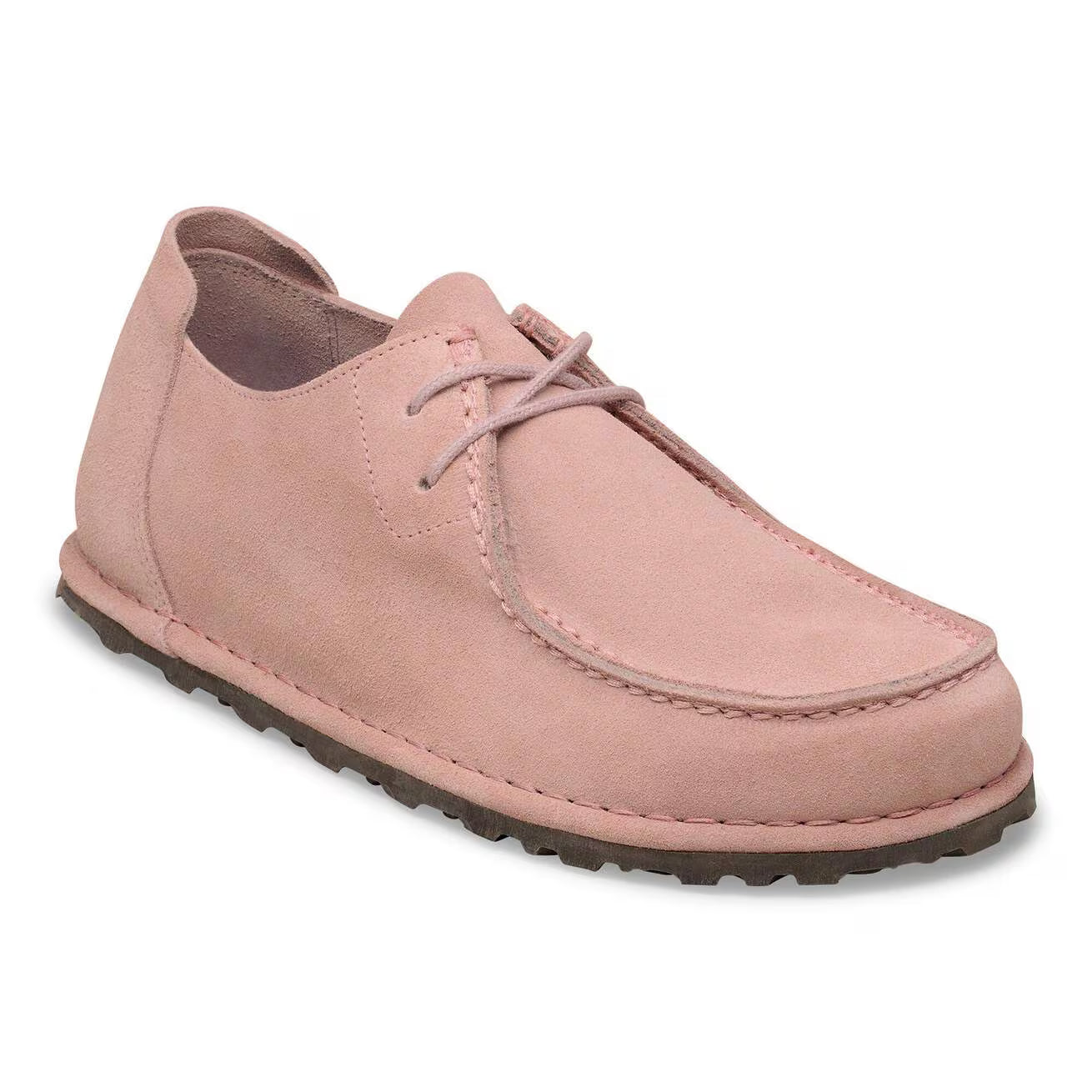 BIRKENSTOCK - UTTI LACE PELLE SCAMOSCIATA PINK CLAY NARROW FIT