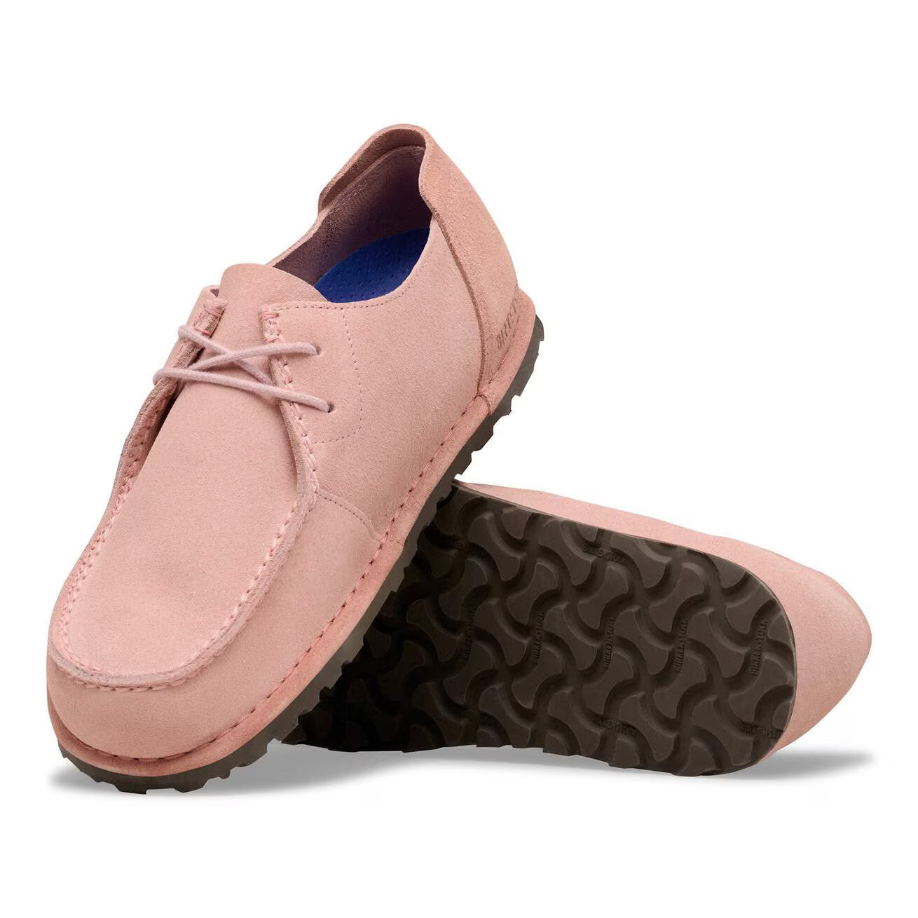 BIRKENSTOCK - UTTI LACE PELLE SCAMOSCIATA PINK CLAY NARROW FIT
