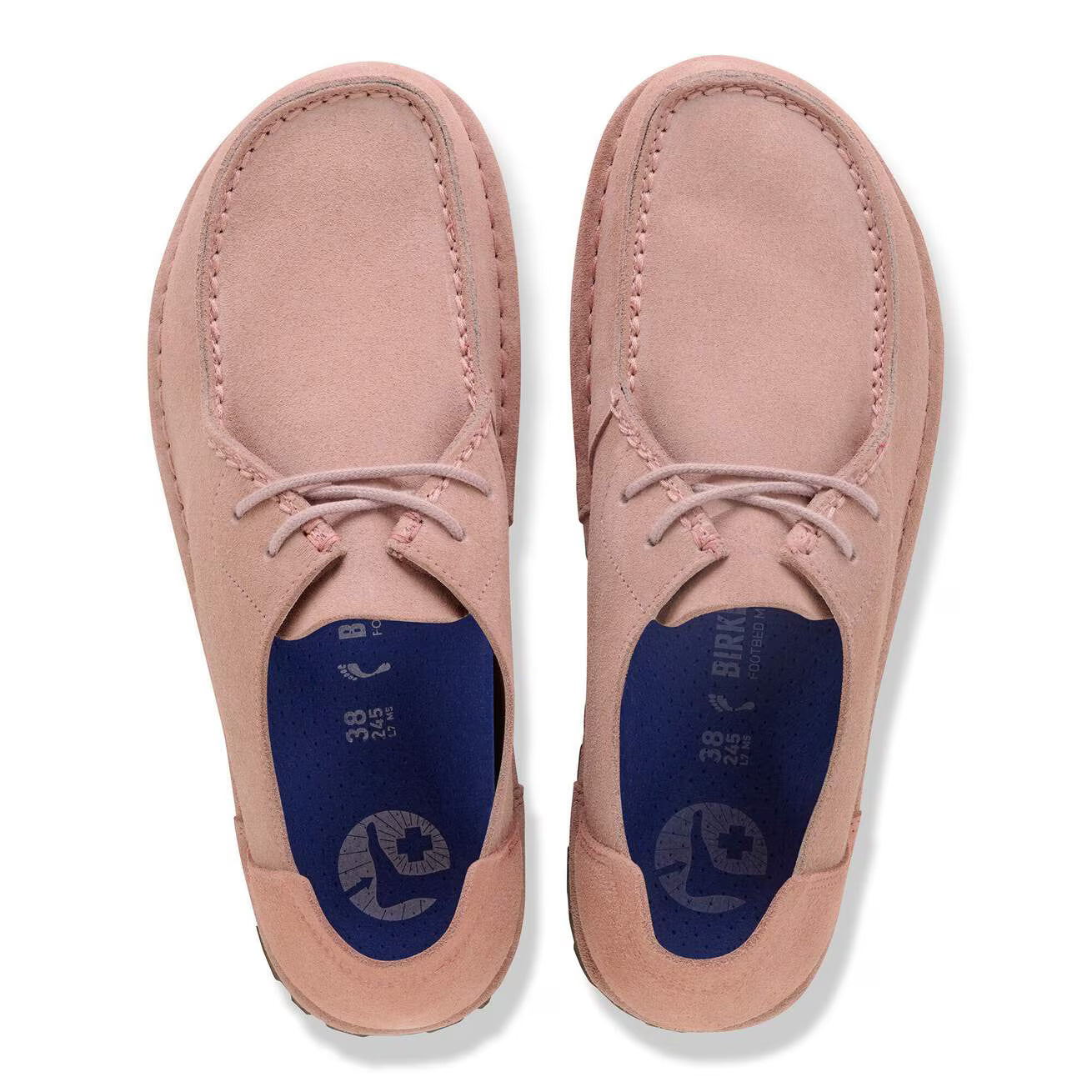 BIRKENSTOCK - UTTI LACE PELLE SCAMOSCIATA PINK CLAY NARROW FIT