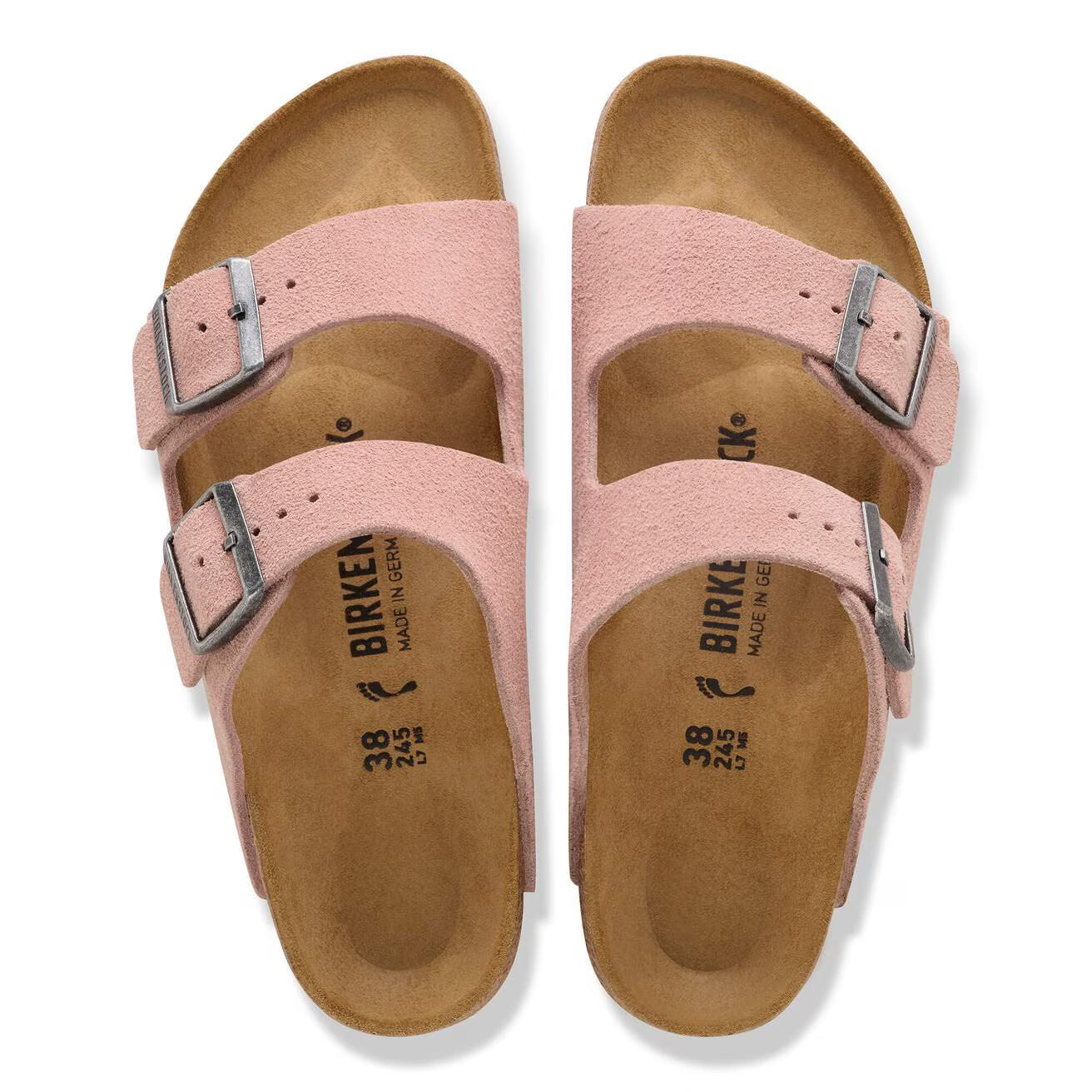 BIRKENSTOCK - ARIZONA PELLE SCAMOSCIATA PINK CLAY
