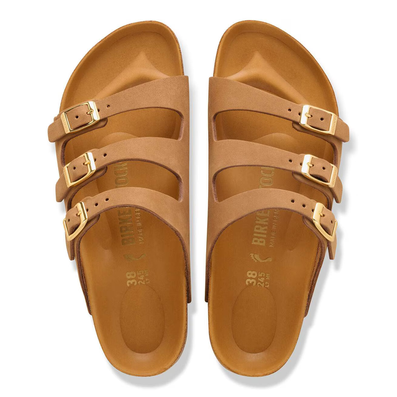 BIRKENSTOCK - FLORIDA FRESH PELLE NUBUK MINK