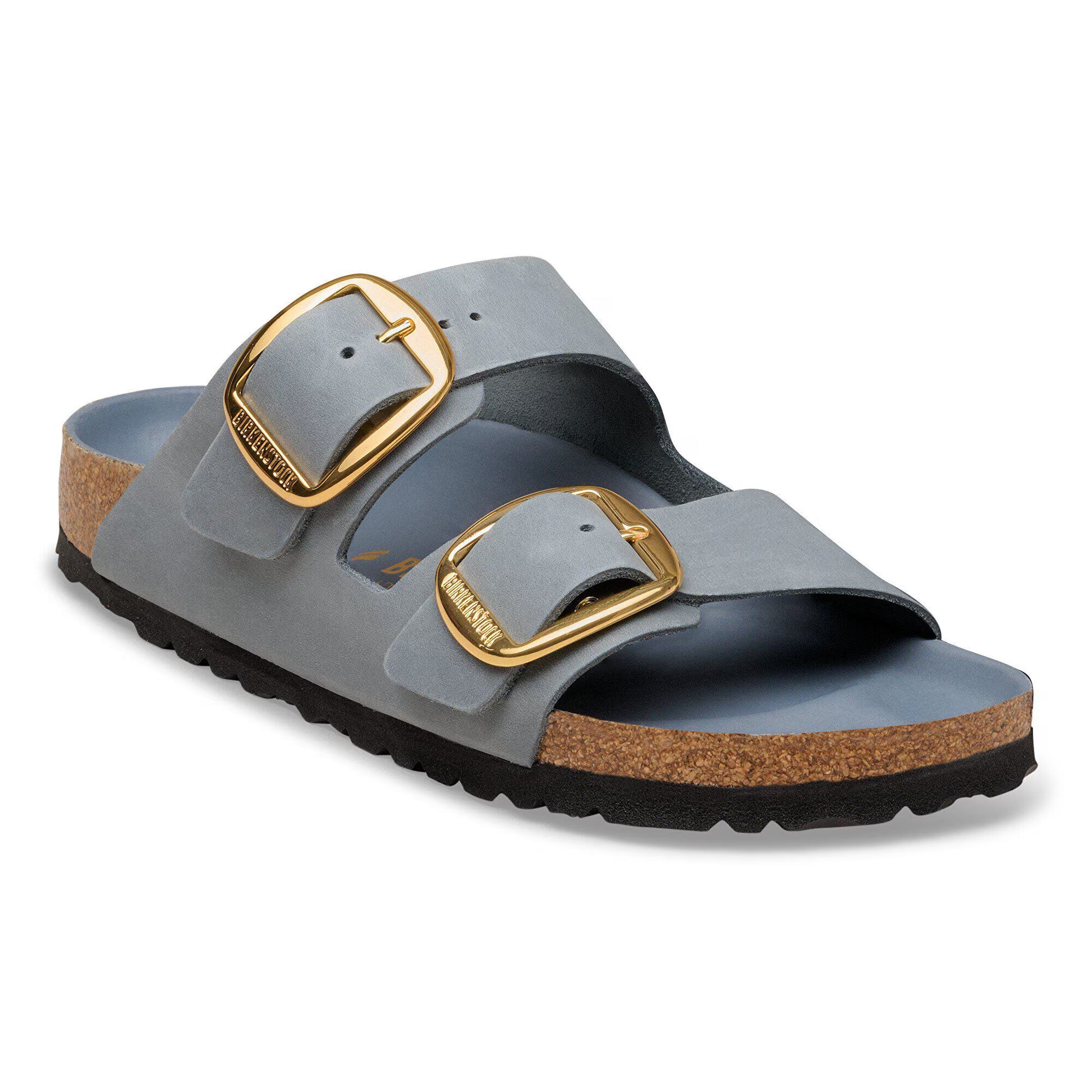 BIRKENSTOCK - ARIZONA BIG BUCKLE PELLE OLIATA BASALT GRAY