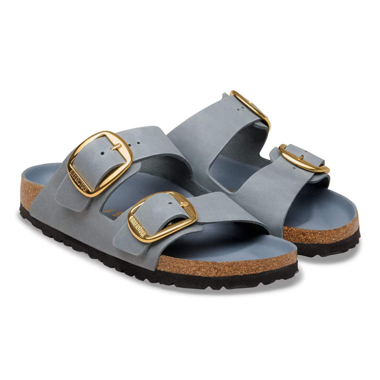 BIRKENSTOCK - ARIZONA BIG BUCKLE PELLE OLIATA BASALT GRAY