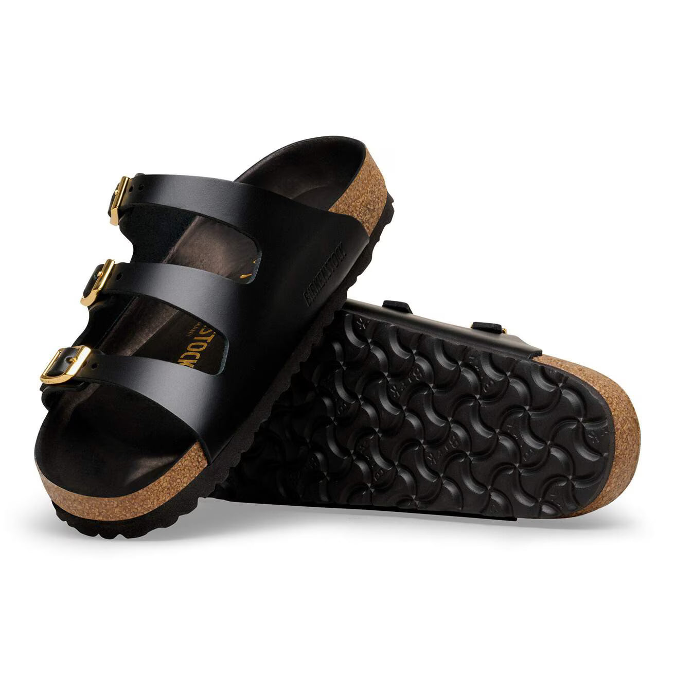 BIRKENSTOCK - FLORIDA FRESH BLACK NEW DRESSY LEATHER