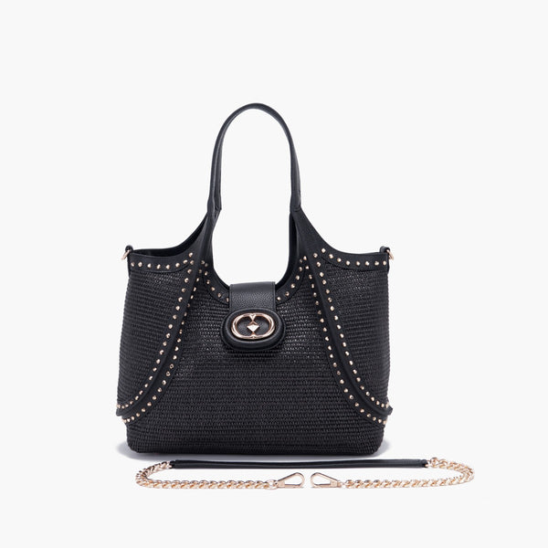 LA CARRIE BAG - BORSA A MANO ROMANTIC NERA