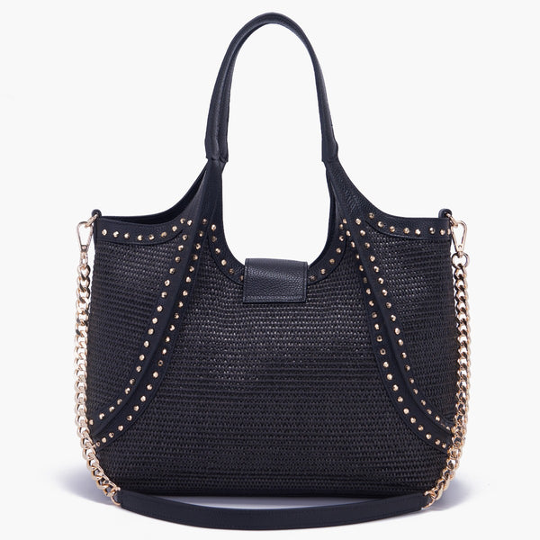 LA CARRIE BAG - BORSA A MANO ROMANTIC NERA