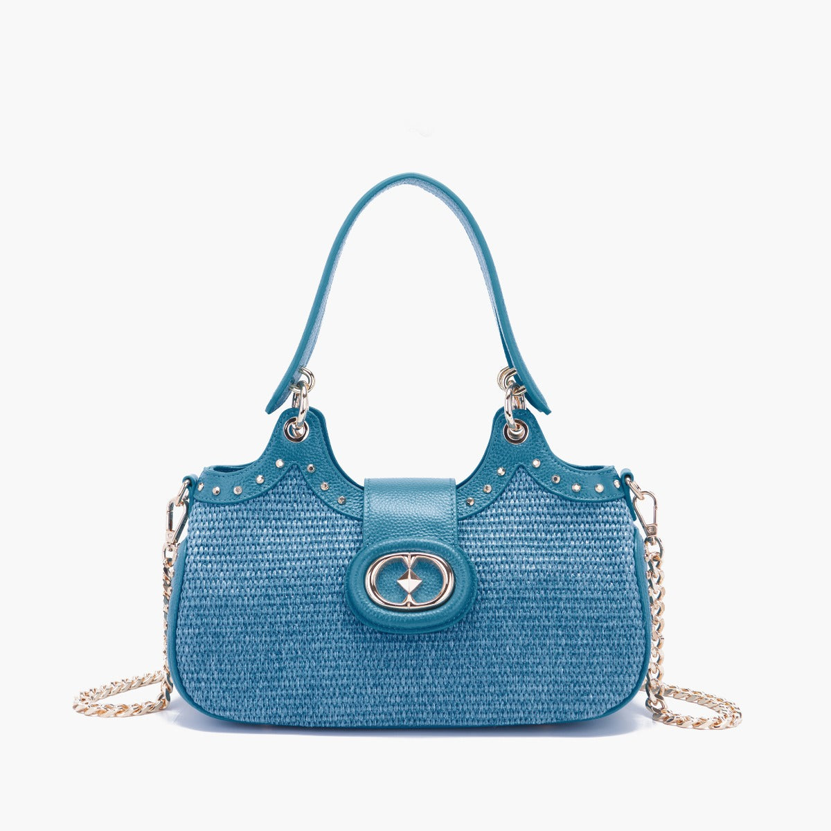 LA CARRIE BAG - BORSA A MANO ROMANTIC JEANS