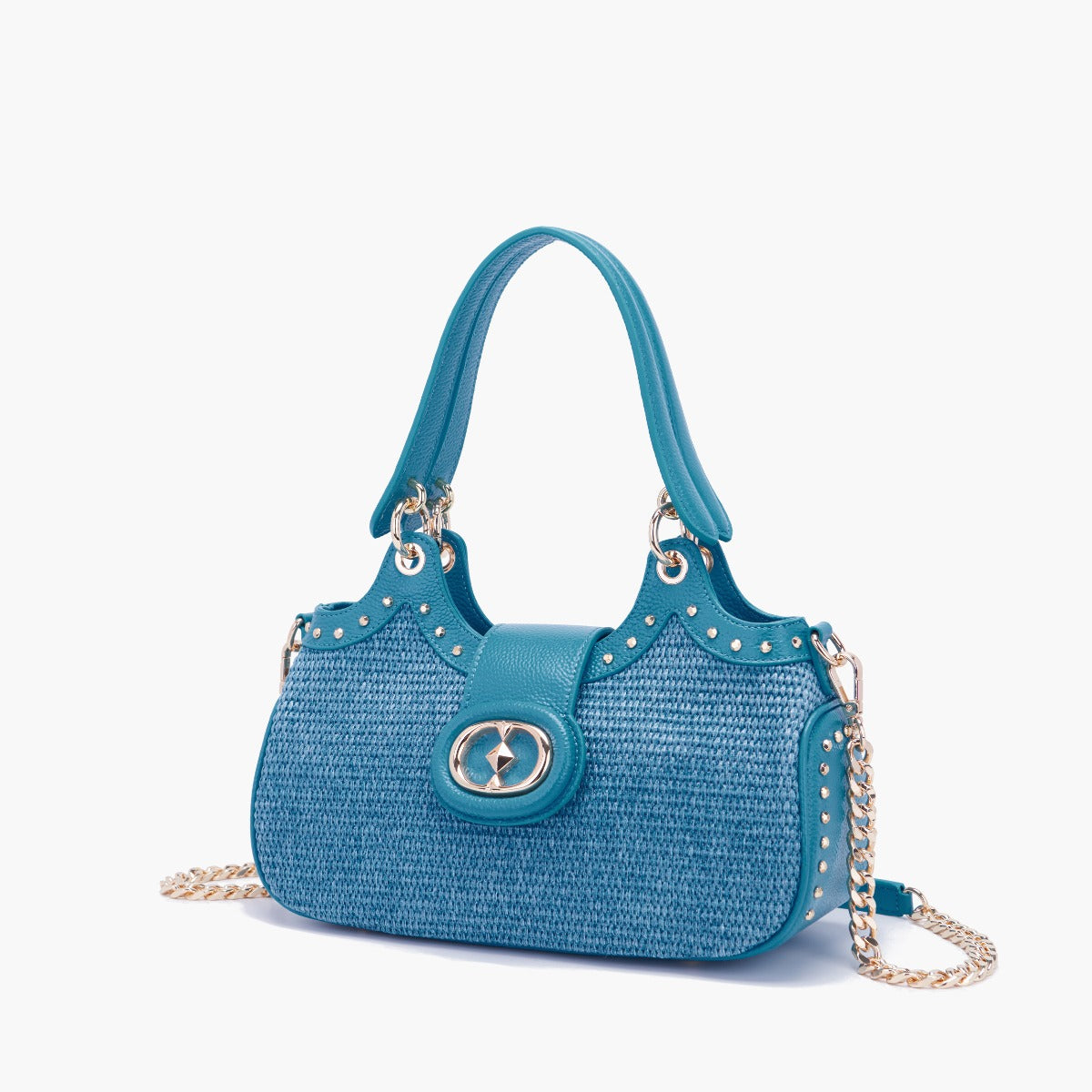 LA CARRIE BAG - BORSA A MANO ROMANTIC JEANS