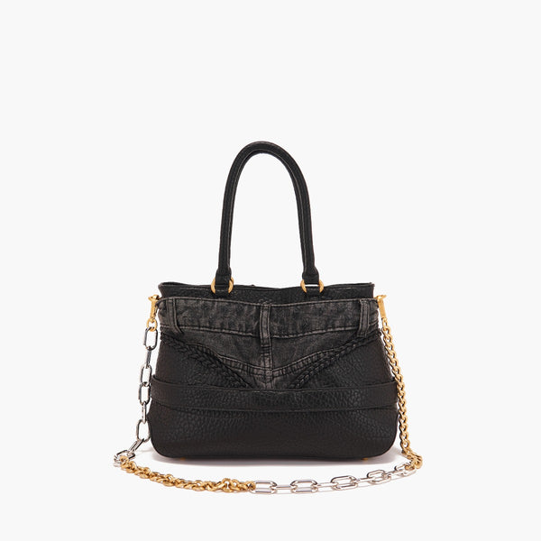 LA CARRIE BAG -BORSA A MANO BAGGHY BLACK