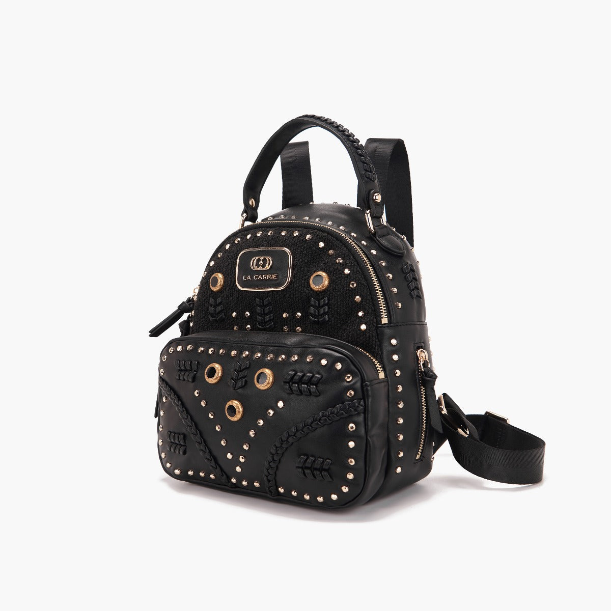 LA CARRIE BAG - ZAINO FICUS BLACK