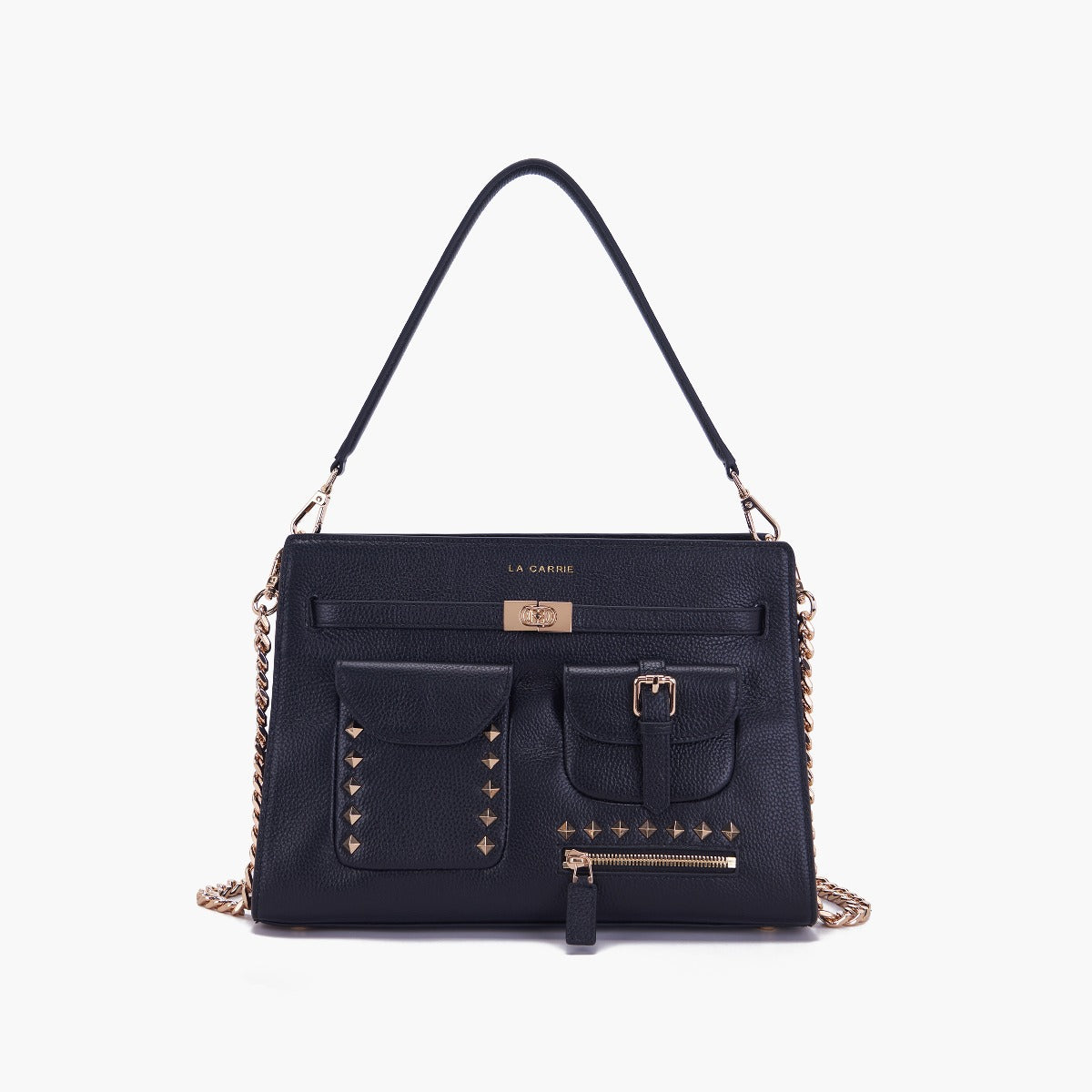 LA CARRIE BAG -BORSA SHOPPER ROCK BLACK