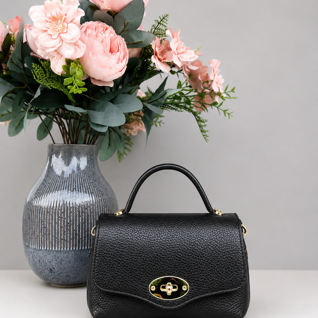 POLO SHOES BAGS - BORSA MINI POSTINO BLACK