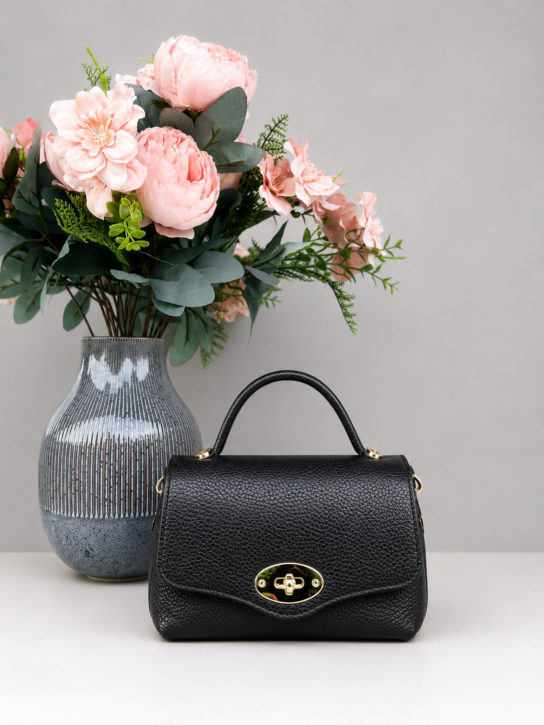 POLO SHOES BAGS - BORSA MINI POSTINO BLACK