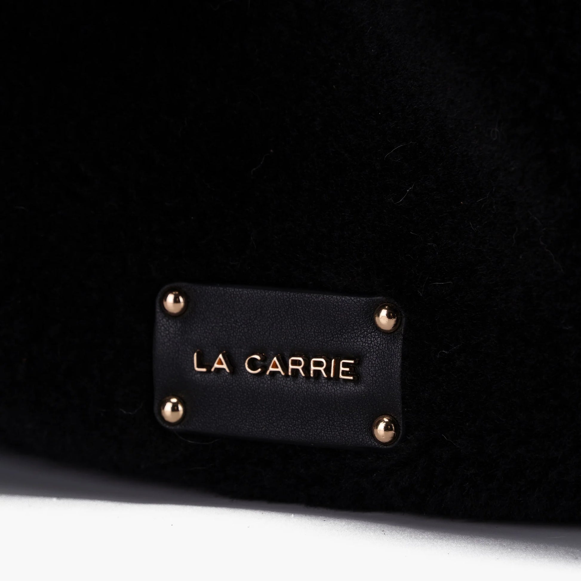 LA CARRIE BAG - BORSA SHOPPING TEDDY BLACK