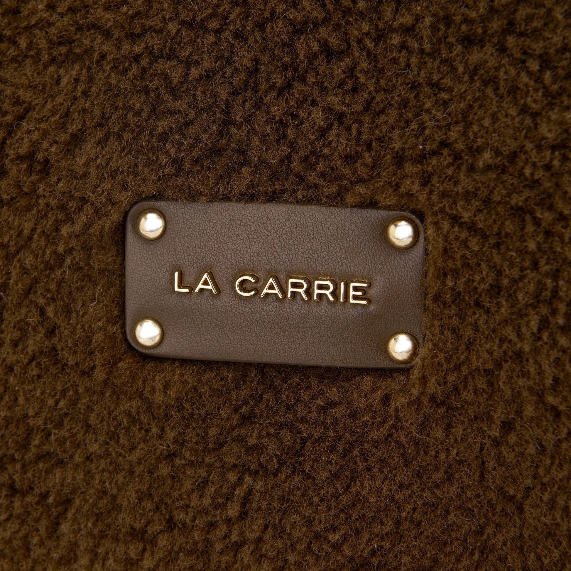 LA CARRIE BAG - BORSA SHOPPING TEDDY BROWN