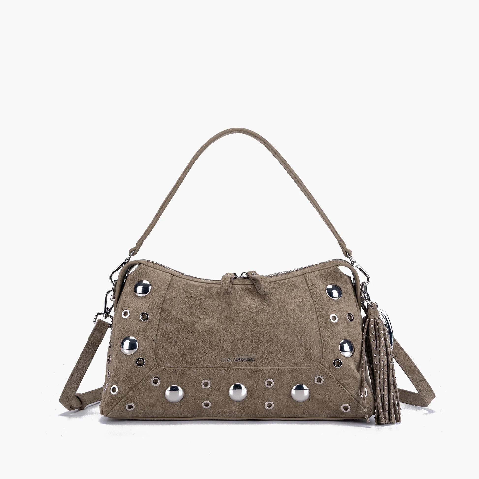LA CARRIE BAG - BORSA A SPALLA ETHIC OLIVE