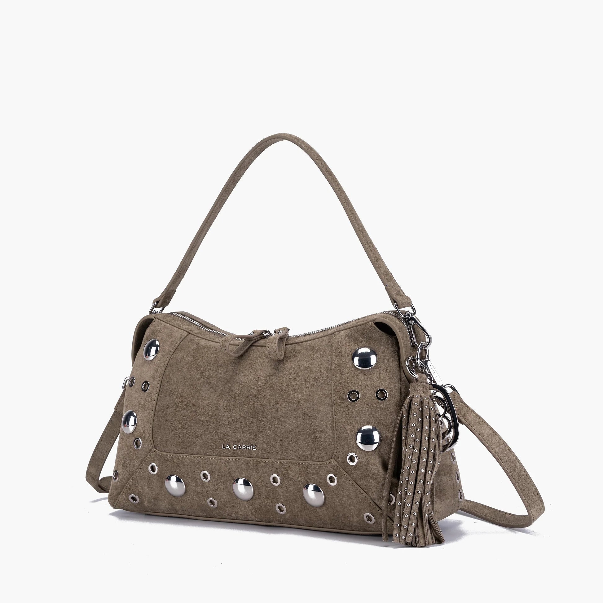 LA CARRIE BAG - BORSA A SPALLA ETHIC OLIVE