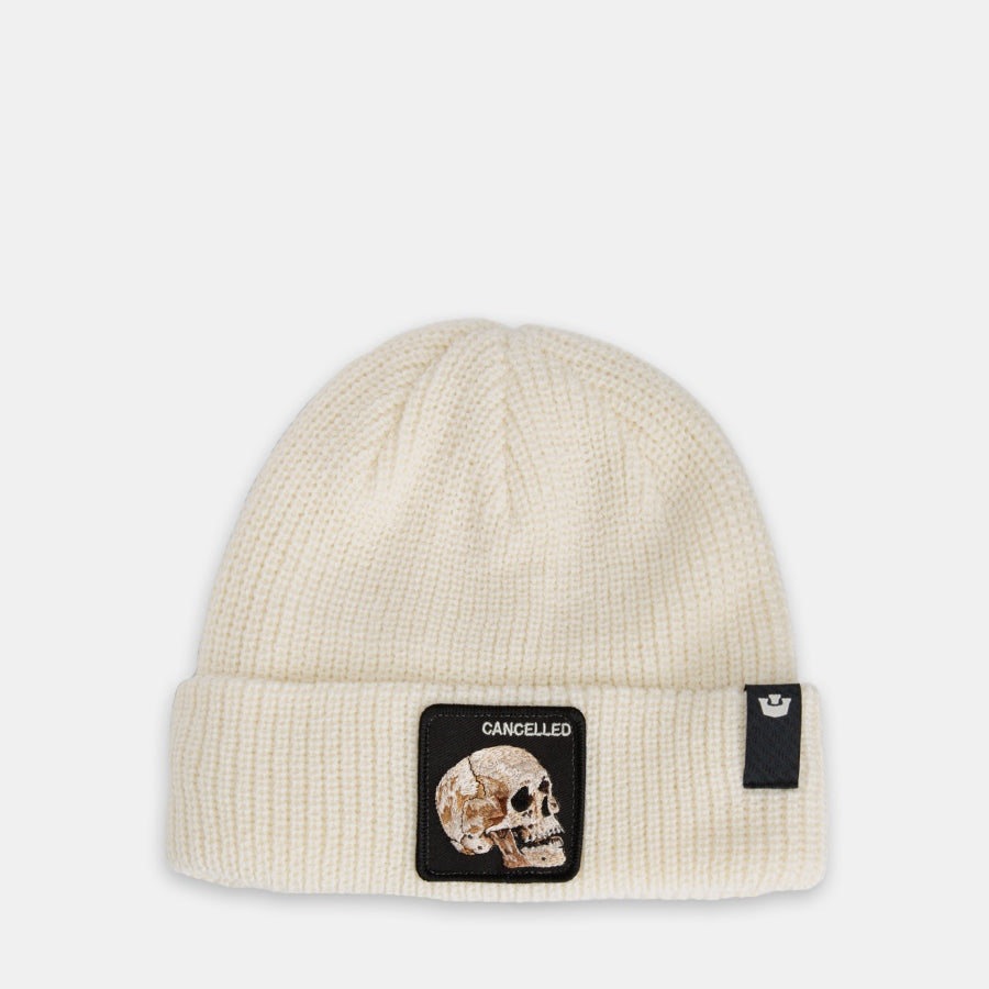 GOORIN BROS - BEANIE THE CANCELLED WHITE