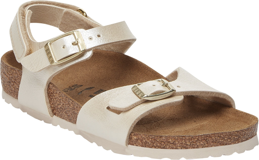 BIRKENSTOCK - RIO KIDS GRACEFUL PEAR WHITE