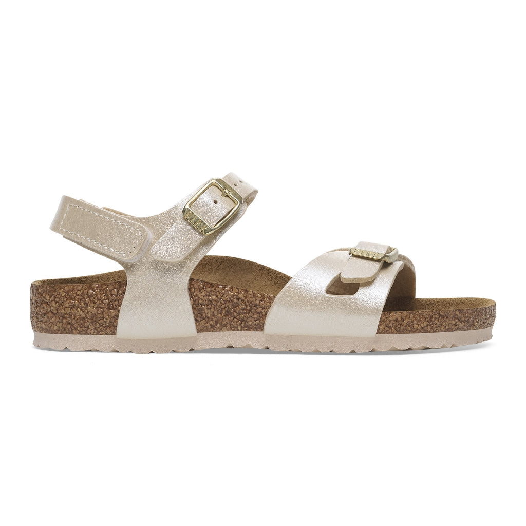 BIRKENSTOCK - RIO KIDS GRACEFUL PEAR WHITE