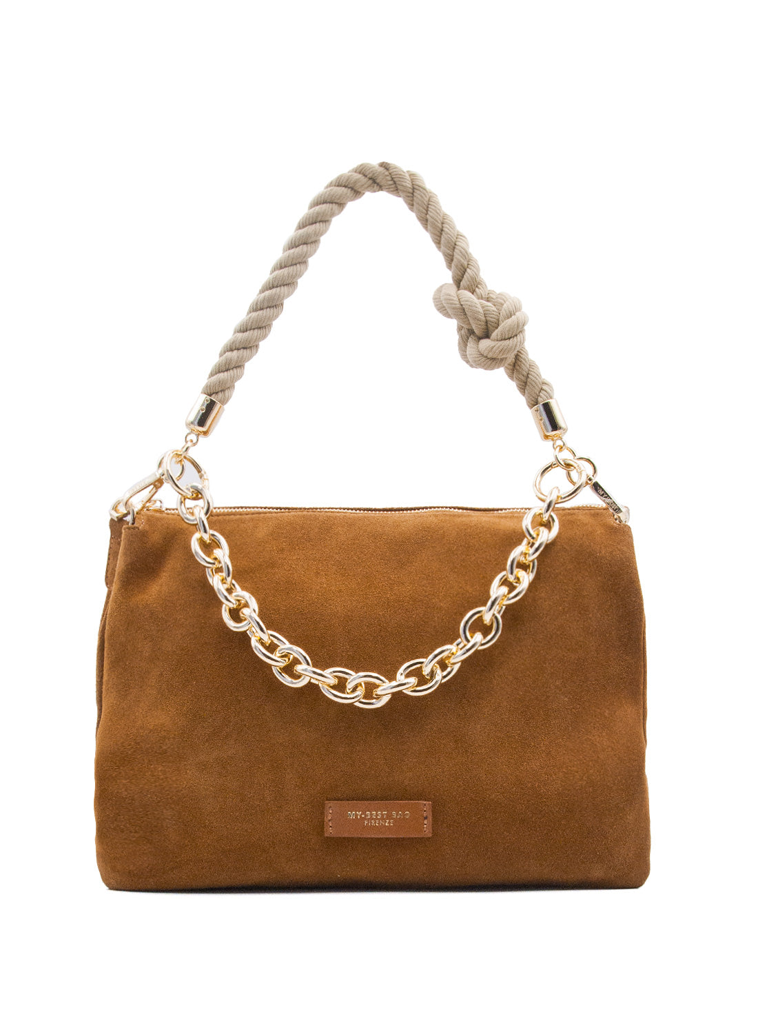 MY BEST BAG - REFLEX SUEDE CUOIO SCURO