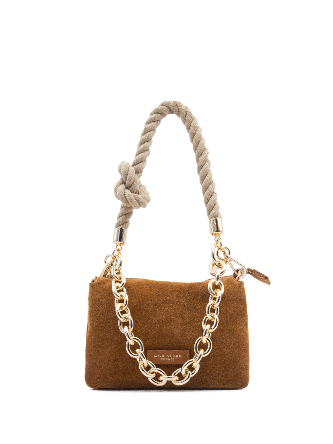 MY BEST BAG - REFLEX SUEDE CUOIO SCURO