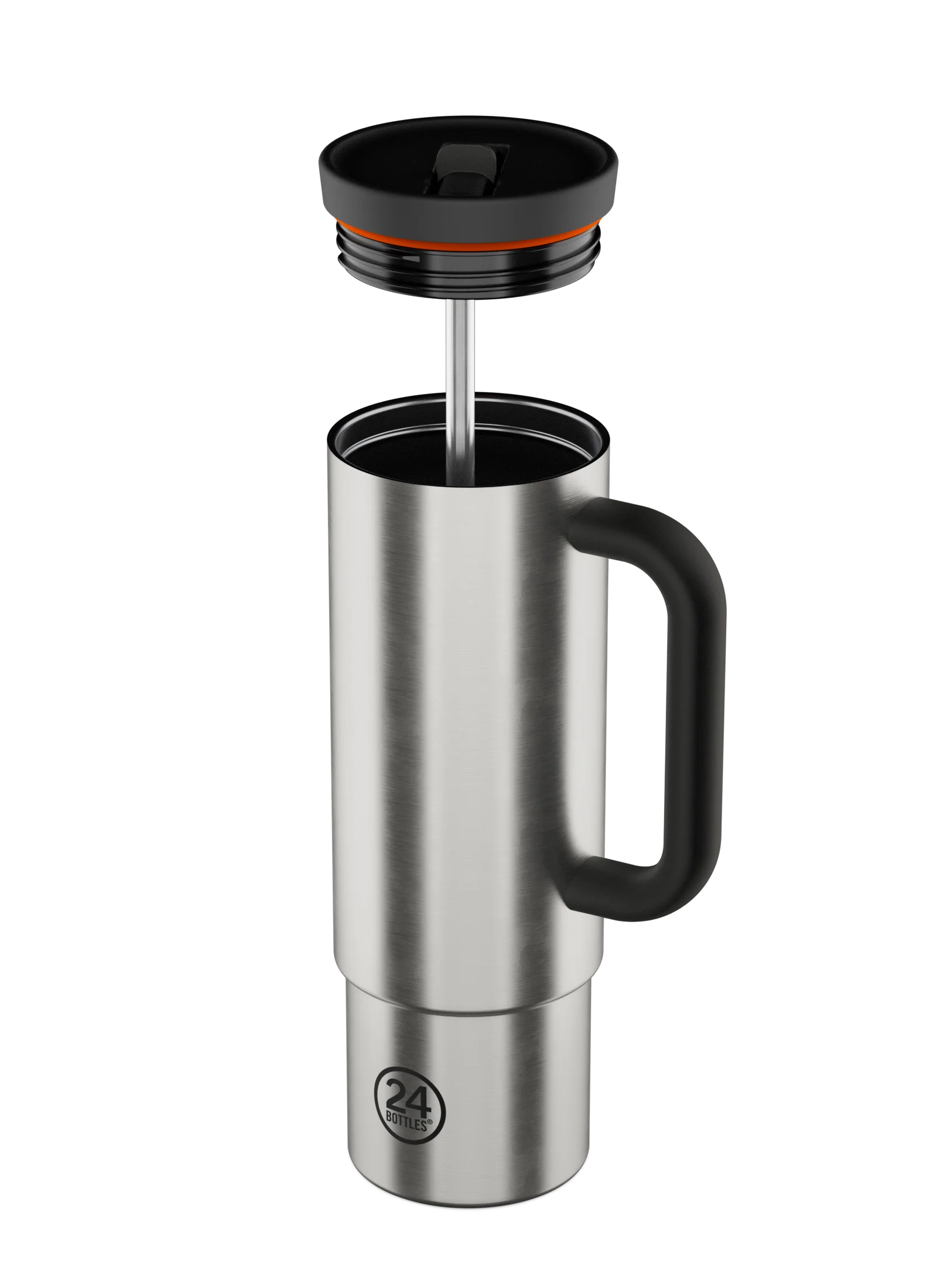 24BOTTLES - STRAW CUP BRUSHED STEEL 800ML