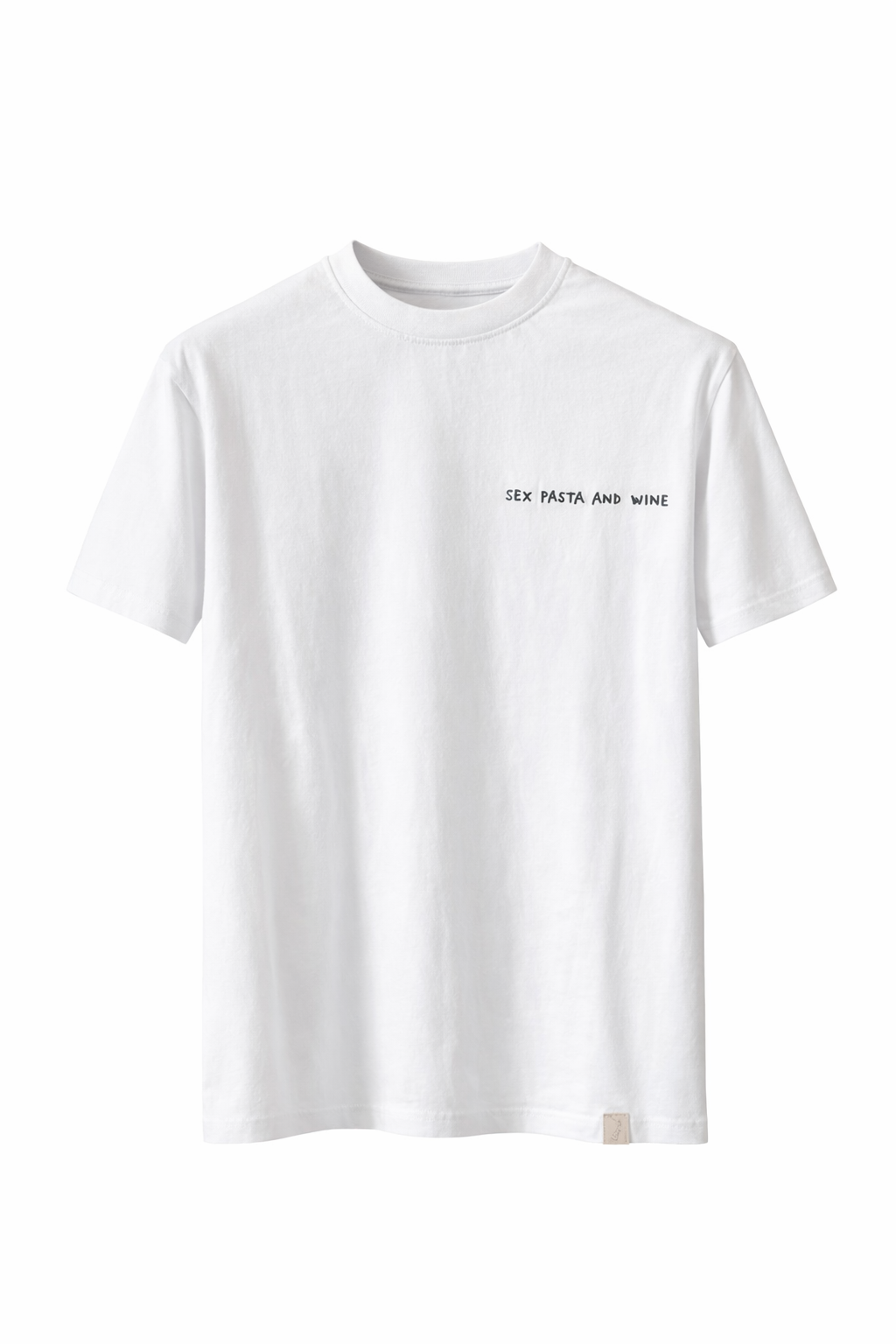 TÖÖCO - T-SHIRT SEX PASTA AND WINE WHITE