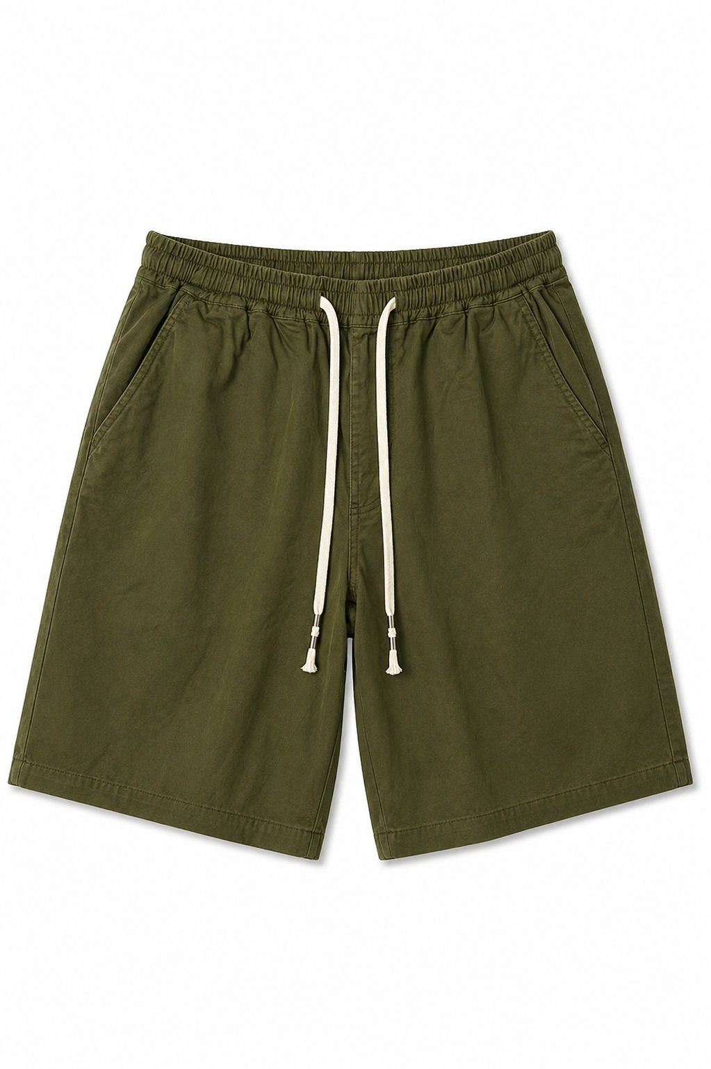 TÖÖCO - SHORT PANTS CANVAS ARMY GREEN
