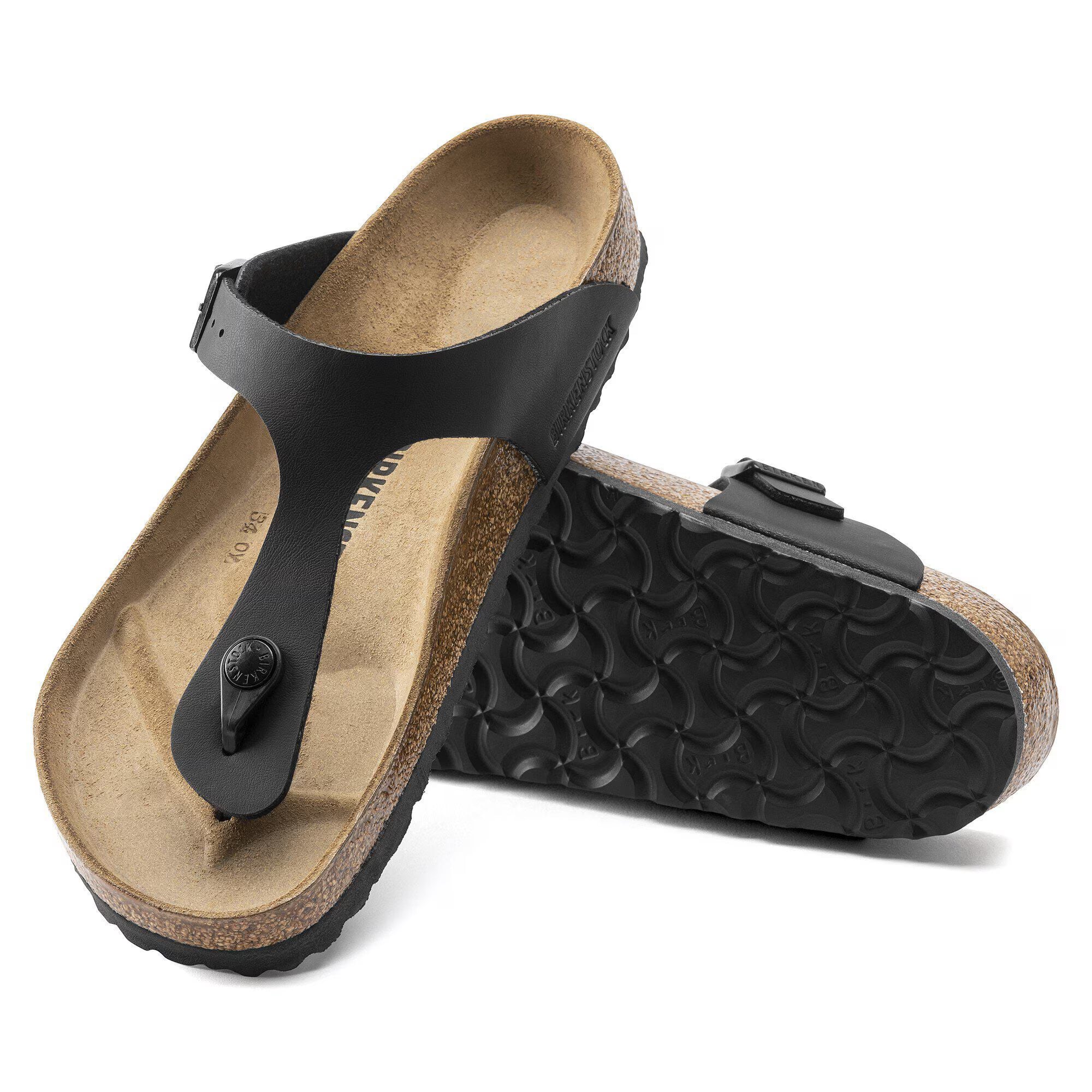 BIRKENSTOCK - GIZEH BLACK  REGULAR FIT