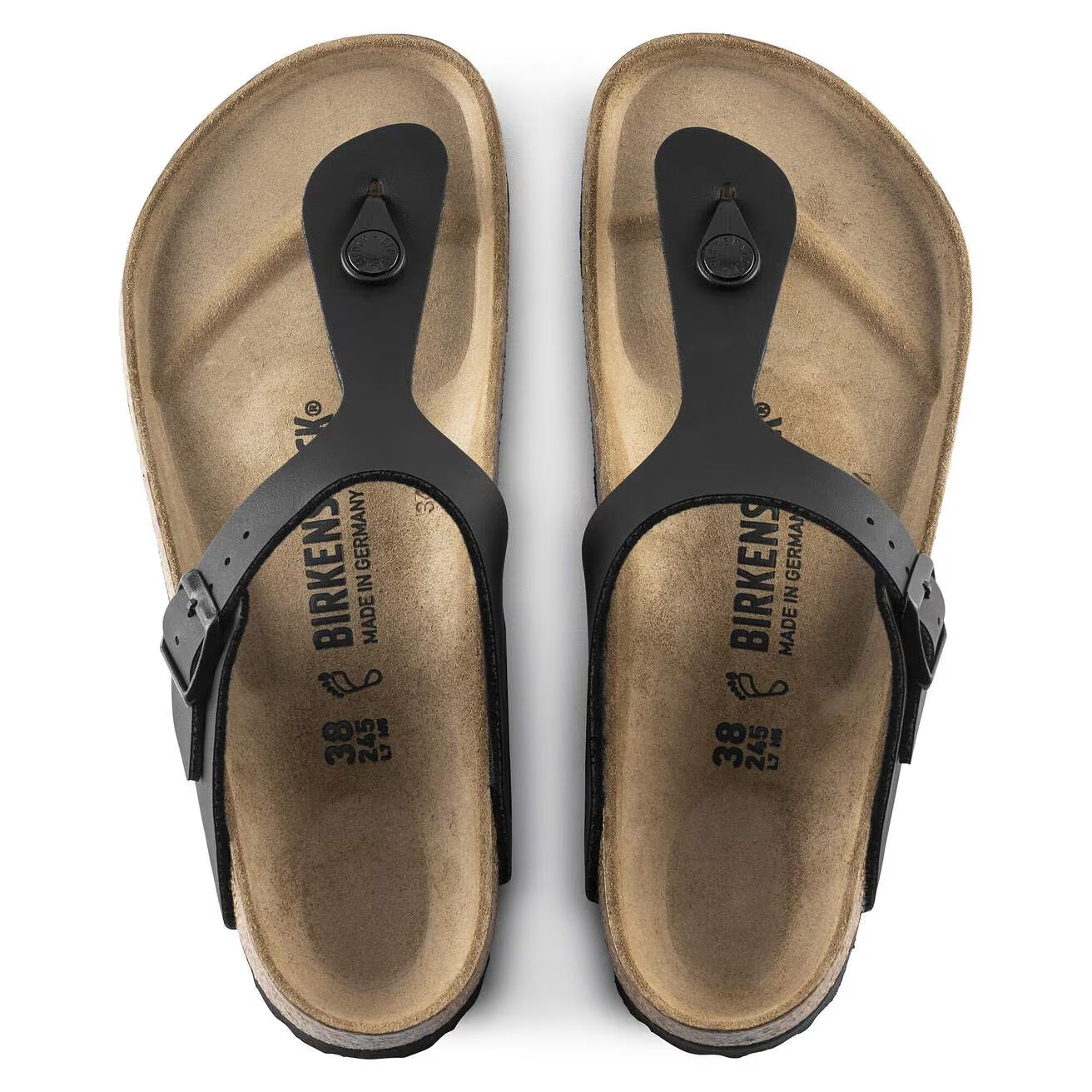 BIRKENSTOCK - GIZEH BLACK  REGULAR FIT