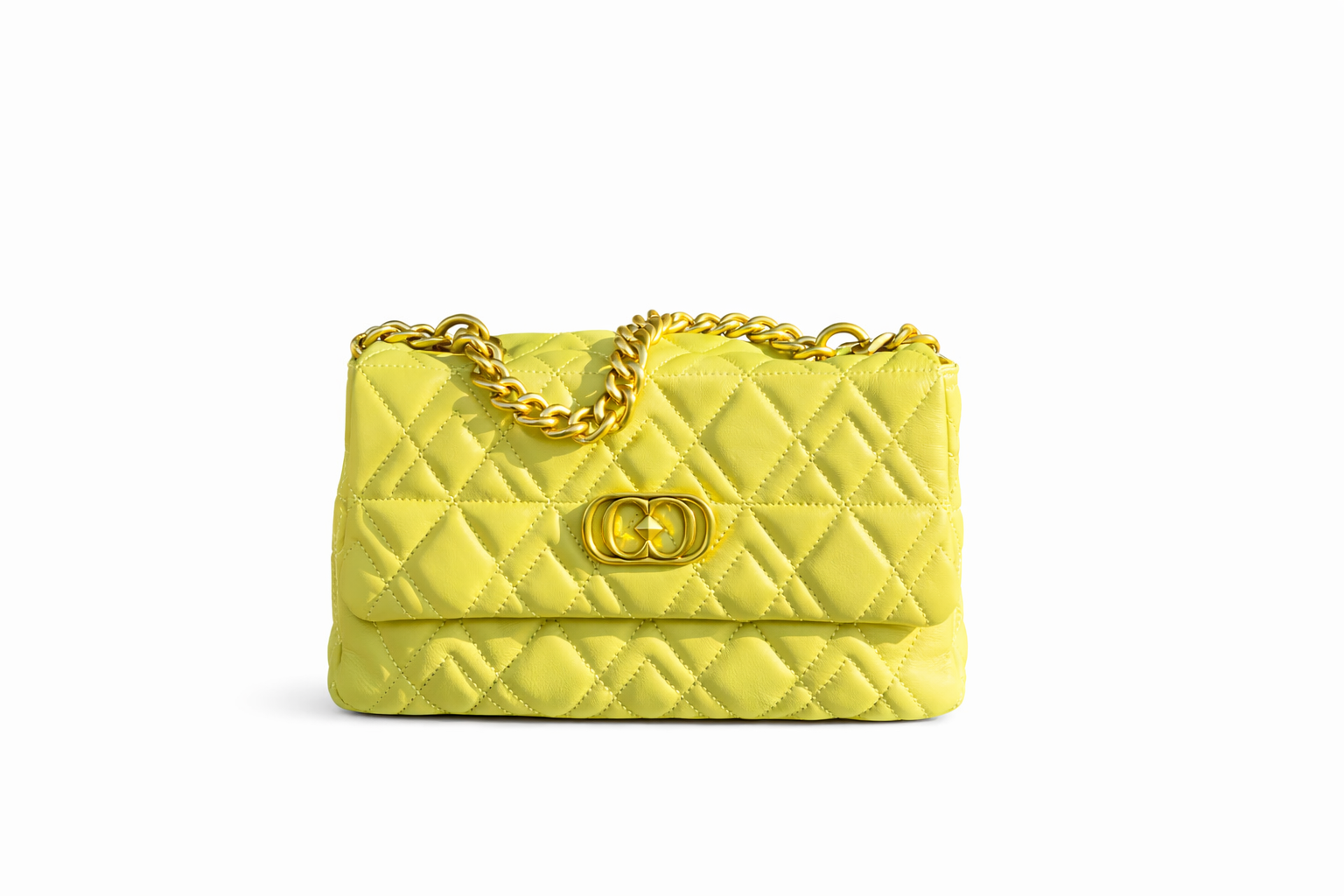 LA CARRIE BAG - BORSA A MANO STICH&SPUN LIME