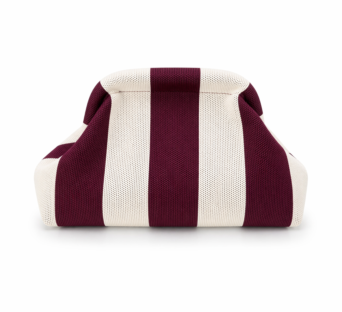 POLO SHOES BAGS - BAG STRIPES BORDEAUX - PANNA