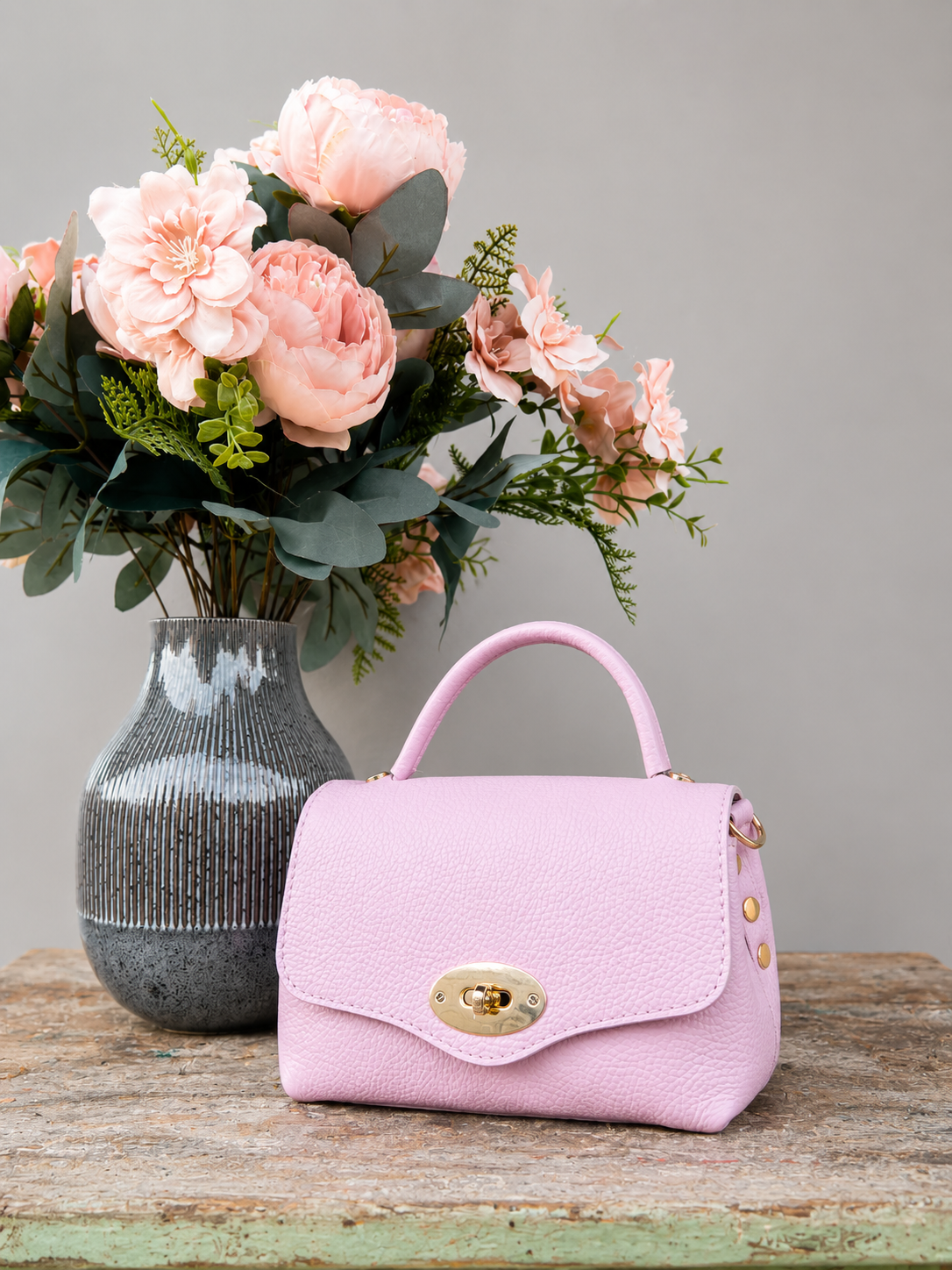 POLO SHOES BAGS - BORSA MINI POSTINO ROSA