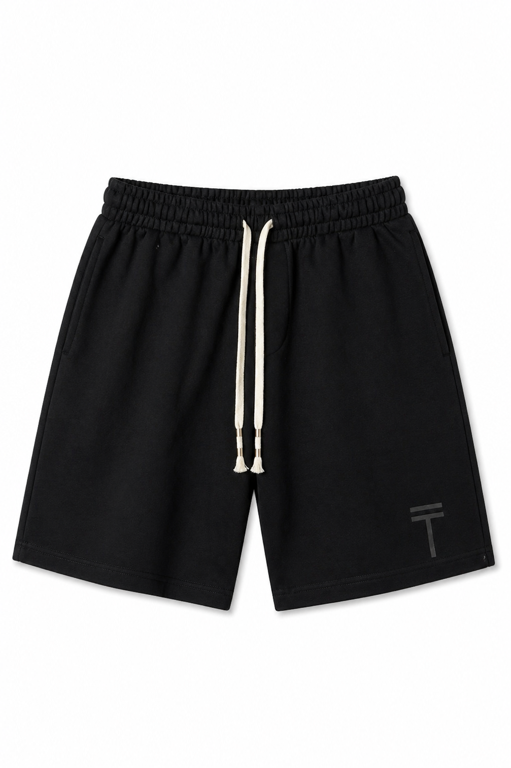 TÖÖCO - SHORT PANTS FRENCH TERRY BLACK