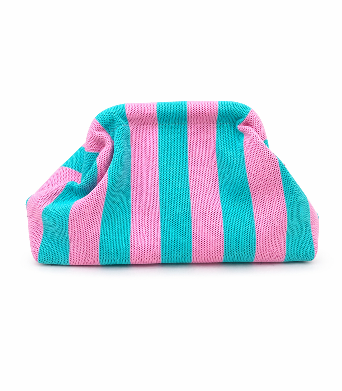 POLO SHOES BAGS - BAG STRIPES AZZURRO - ROSA