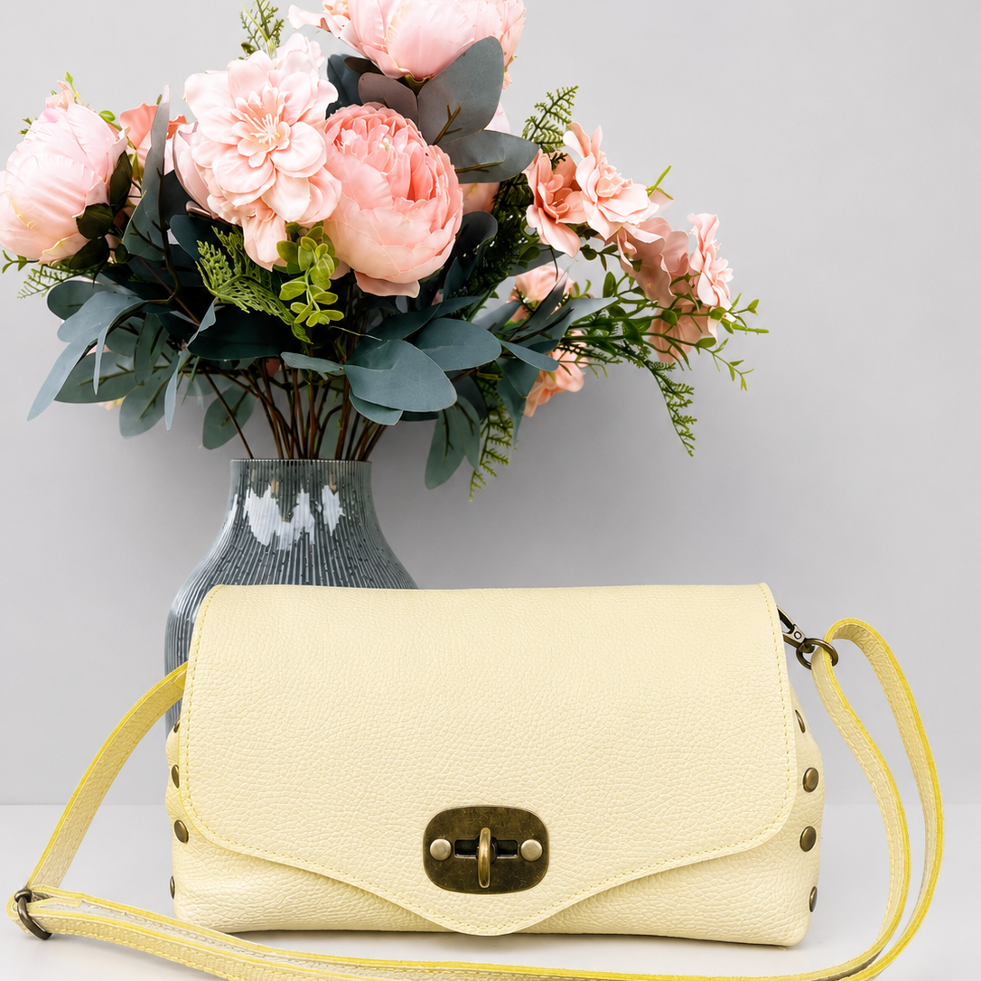 POLO SHOES BAGS - BORSA POSTINO LIGHT YELLOW