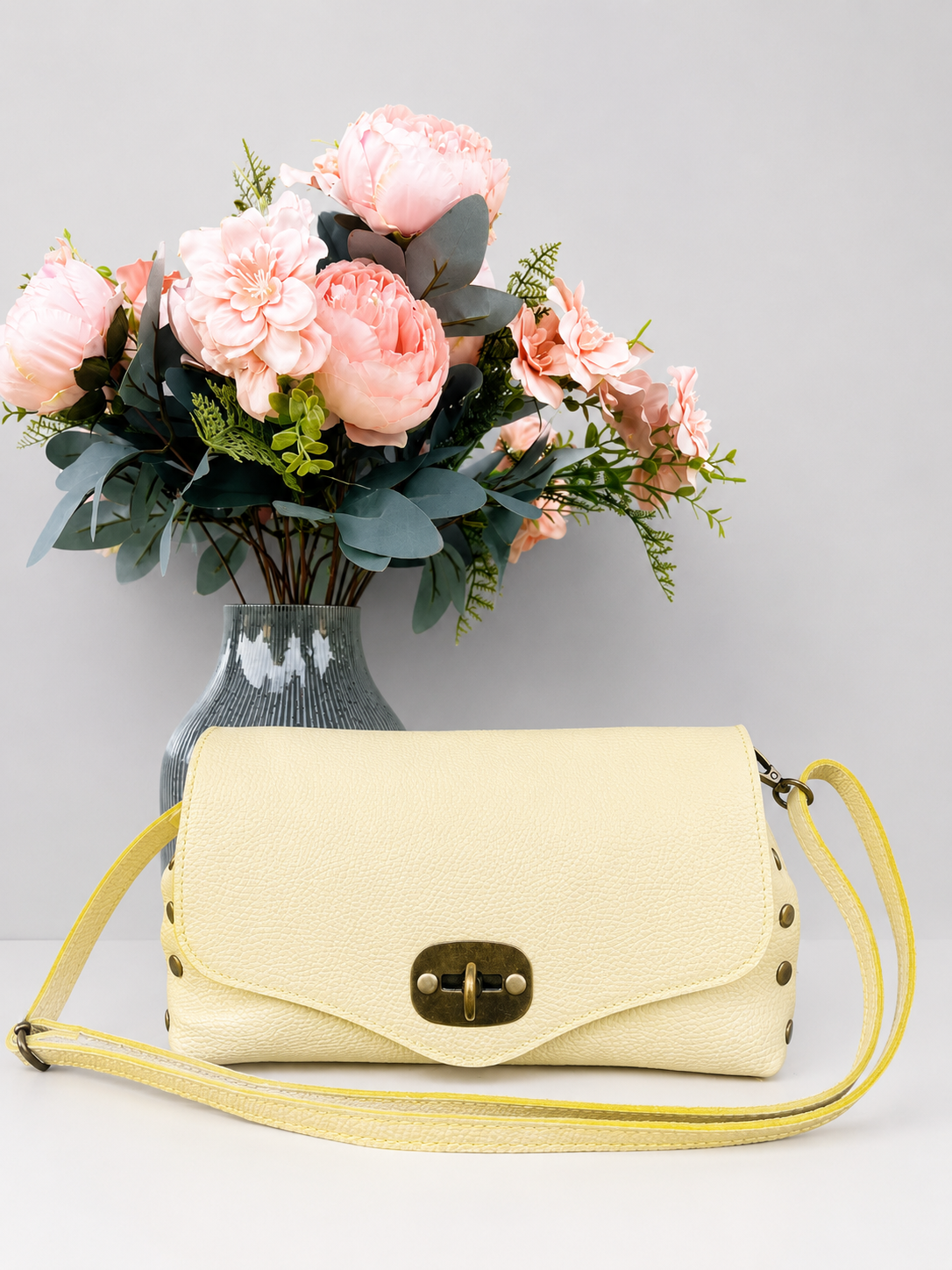 POLO SHOES BAGS - BORSA POSTINO LIGHT YELLOW